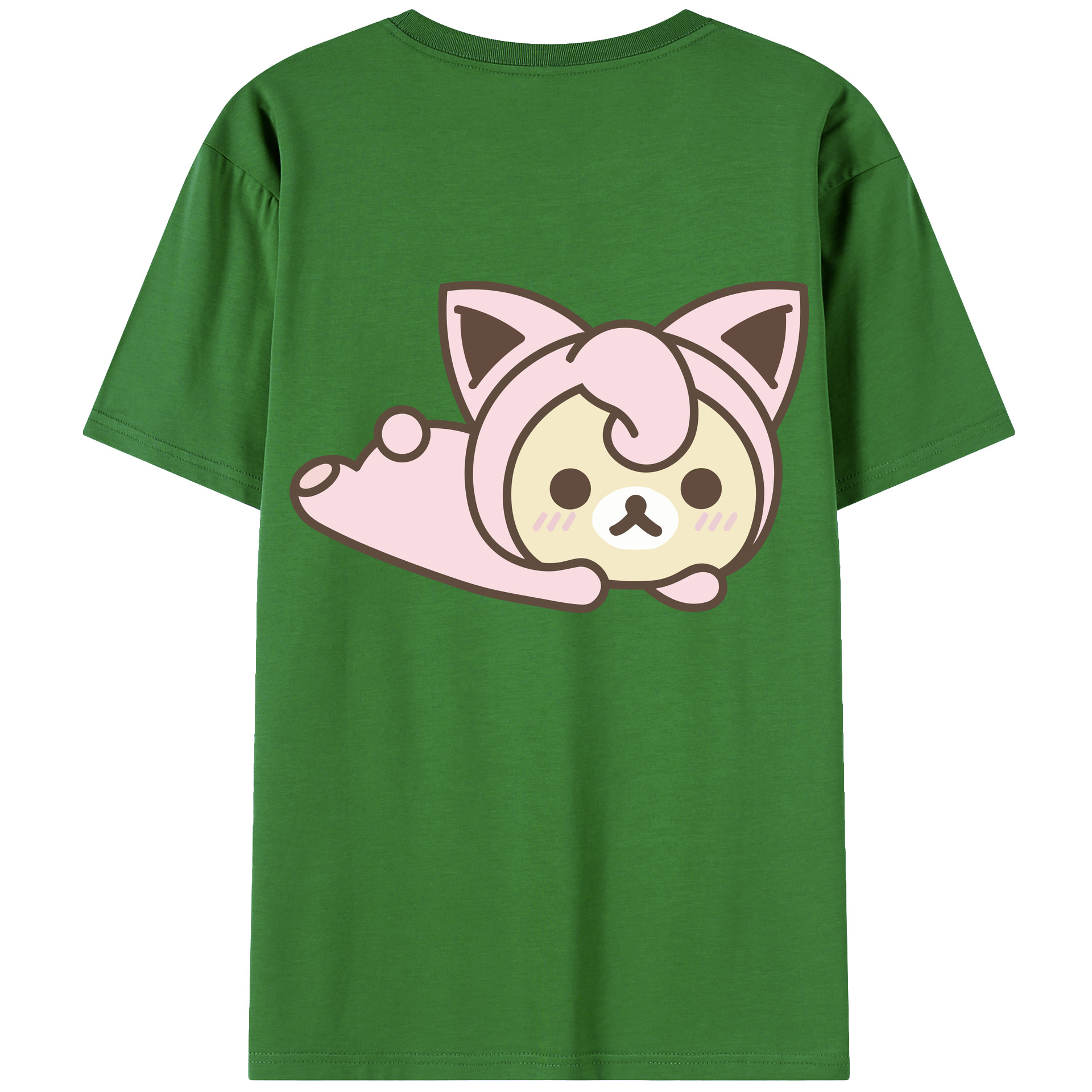 （画像用） リラックマ リラックマ キイロイトリ Rilakkuma Korilakkuma Kiiroitori レディース半袖Tシャツ(バックプリント)